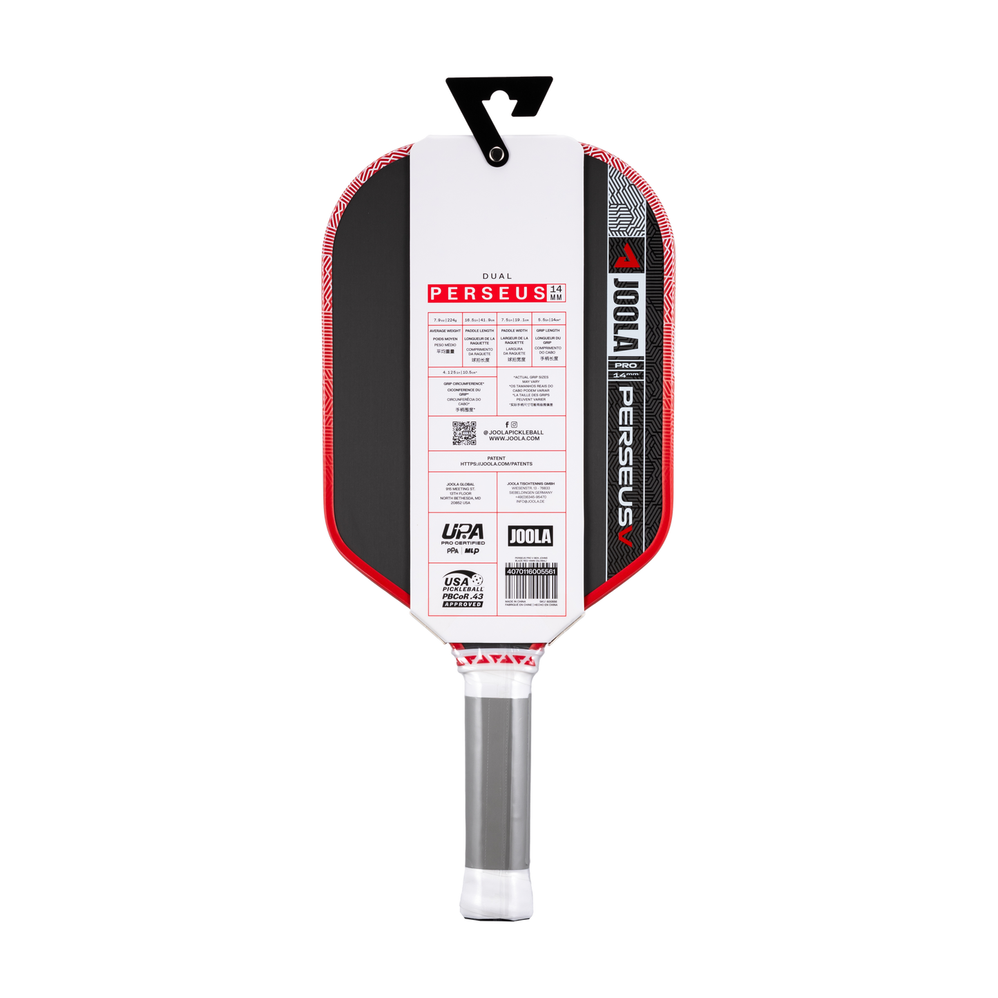 Joola Perseus Pro V Ben Johns Elongated Paddle - (The Choice of the #1 Player in the World)