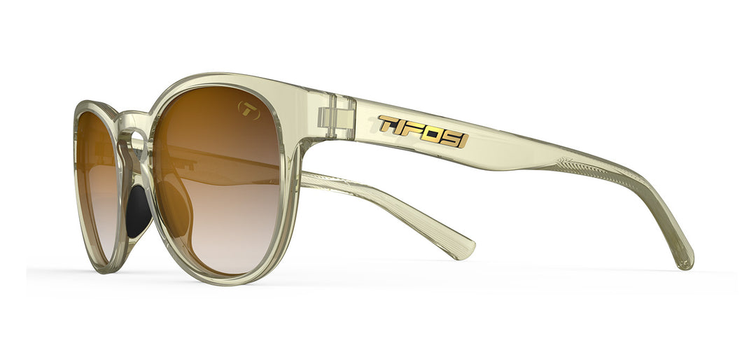 Tifosi Svago, Crystal Champagne Frame - Brown Gradient Tint