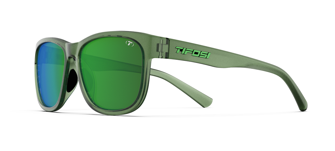 Tifosi Swank XL, Forest Vapor Frame - Smoke Tint with Green Mirror