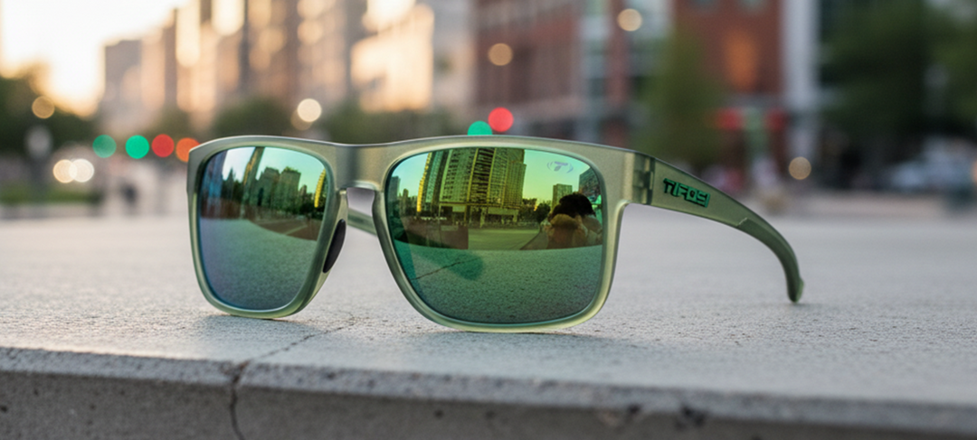 Tifosi Swick, Forest Vapor Frame - Smoke Tint with Green Mirror