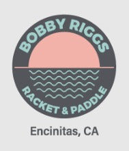 Midweight hoodie logo featuring a sunset over waves, "Racket & Paddle" text, and Encinatas, CA location.