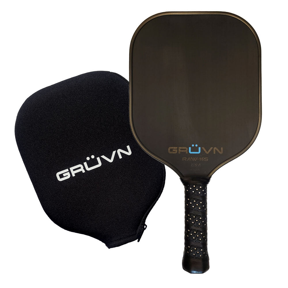 GRUVN RAW16S Pickleball Paddle with Free Cover & Eraser