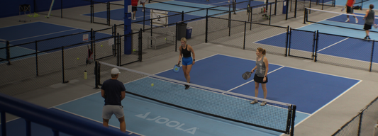 JOOLA pickleball paddles and gear collection banner at Get2Eleven