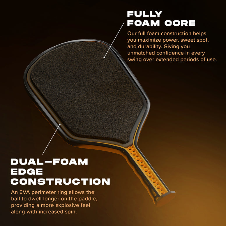Vatic PRO V-Sol Tour Elongated with Evergrit - (LH) Long Handle - 16mm Paddle