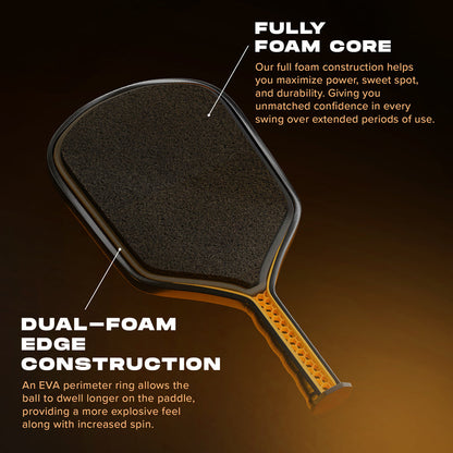 Vatic PRO V-Sol Tour Elongated with Evergrit - (LH) Long Handle - 16mm Paddle