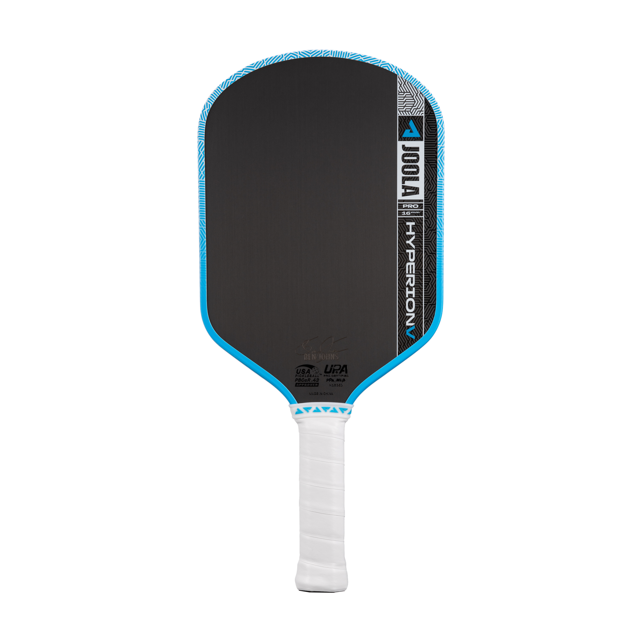 JOOLA Hyperion Pro V Ben Johns curved top elongated pickleball paddle at Get2Eleven