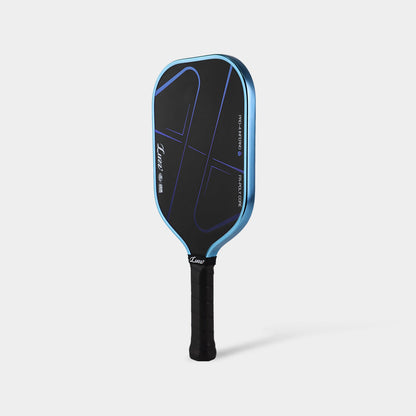 Luzz Pickleball Pro 4 Blue Blaze Inferno Paddle _ Metallic Edgeguard