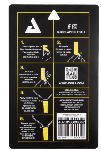 JOOLA Replacement Feel-Tec Pure Grip - White - (2-Pack)