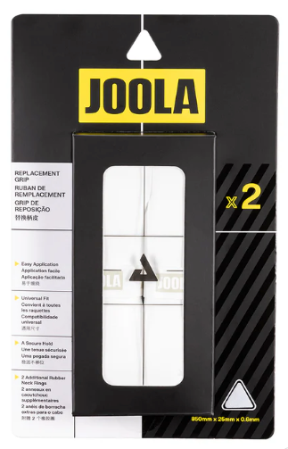 JOOLA Replacement Feel-Tec Pure Grip - White - (2-Pack)