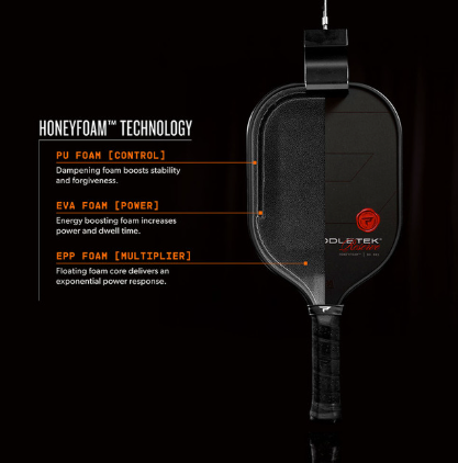 Paddletek Reserve Floating Honeyfoam Core Paddle (14mm and 16mm)
