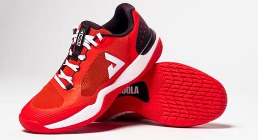 Joola Men's Rally Pickleball Shoes - Bright Red