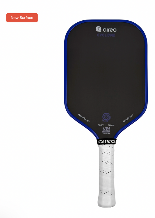 Aireo Cyclone Paddle – PulseFoam™ Power Elongated Paddle  – NanoGraph Grit Surface NEW