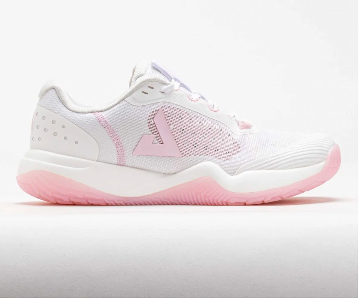 Joola Women's R4LLy Pickleball White/Light Pink Shoes