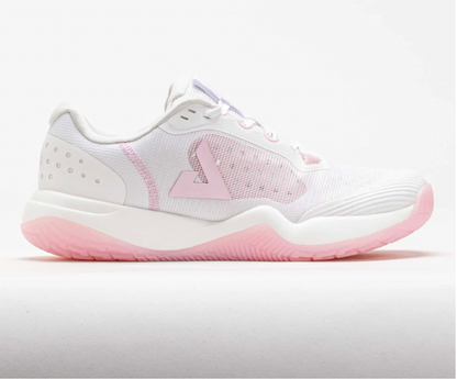 Joola Women's R4LLy Pickleball White/Light Pink Shoes