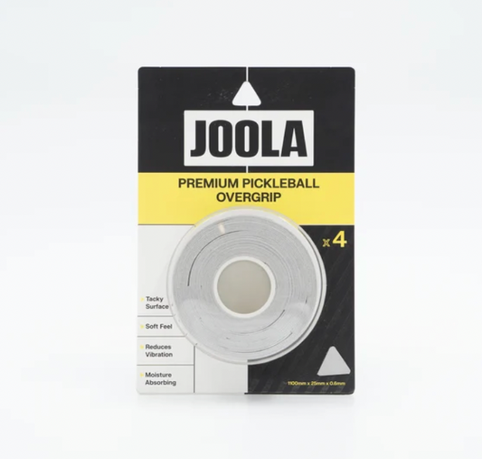 Joola Premium Pickleball Paddle Overgrip Grip - Gray - (4 Count)