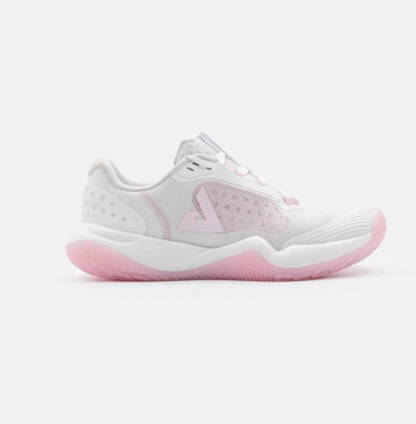 Joola Women's R4LLy Pickleball White/Light Pink Shoes