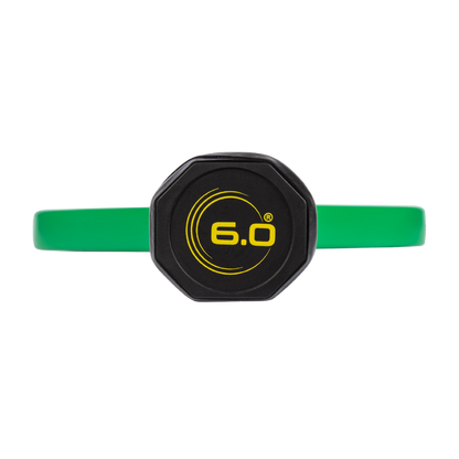 Six Zero Double Black Diamond Australian Green and Gold Control Paddle