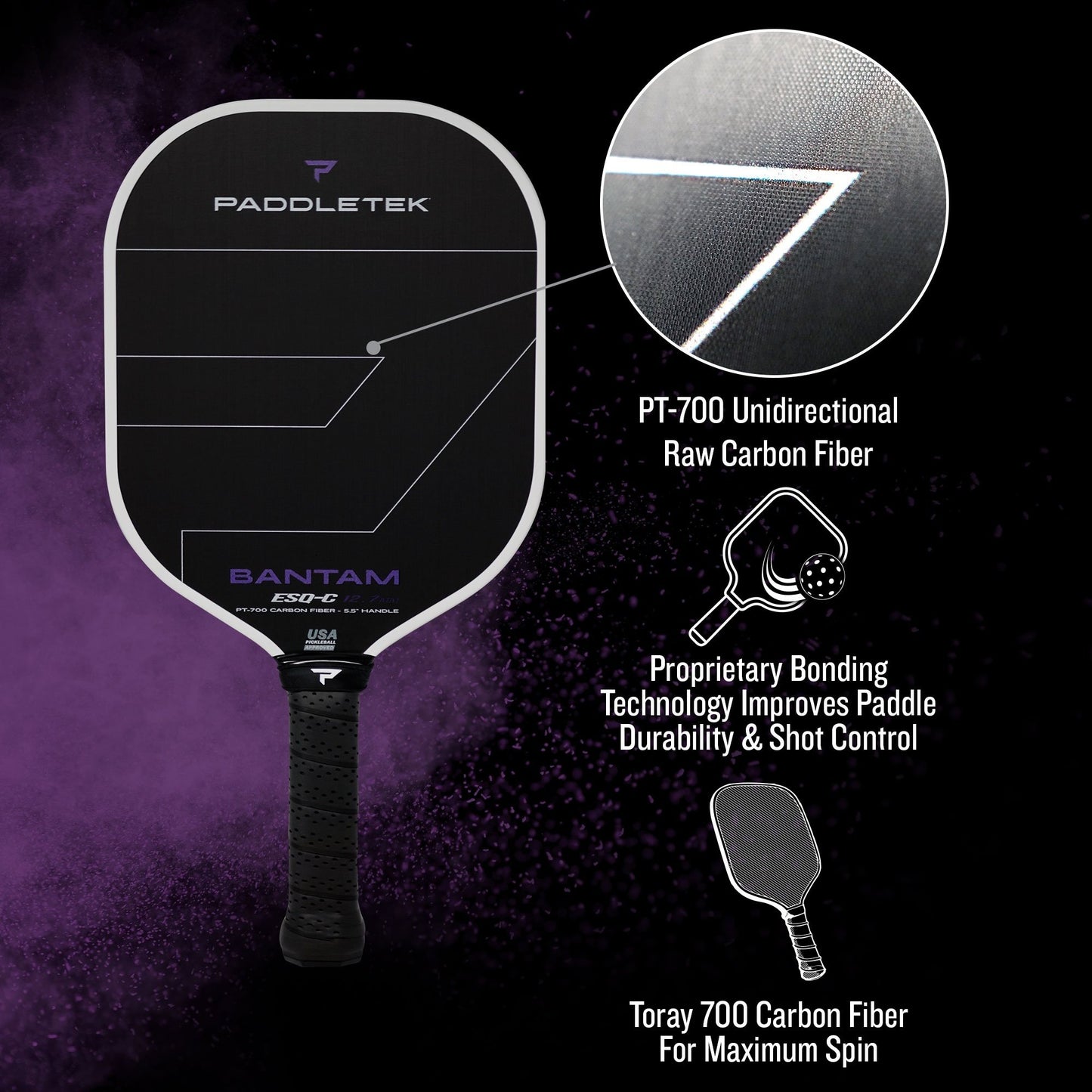 Paddletek Bantam ESQ-C 12.7 Paddle