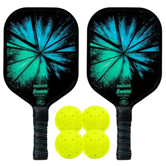 Franklin Dagger Fiberglass Pickleball Paddles and Balls Sets and Bundles