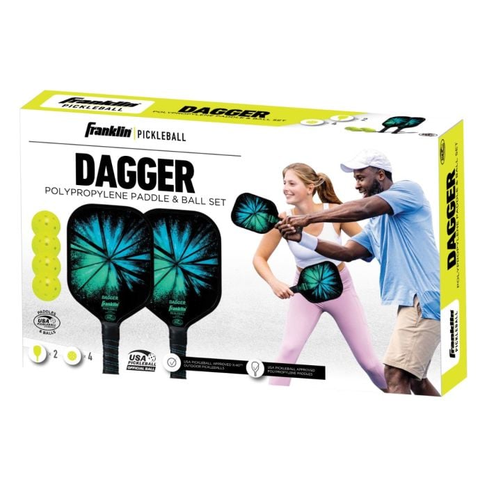 Franklin Dagger Fiberglass Pickleball Paddles and Balls Sets and Bundles