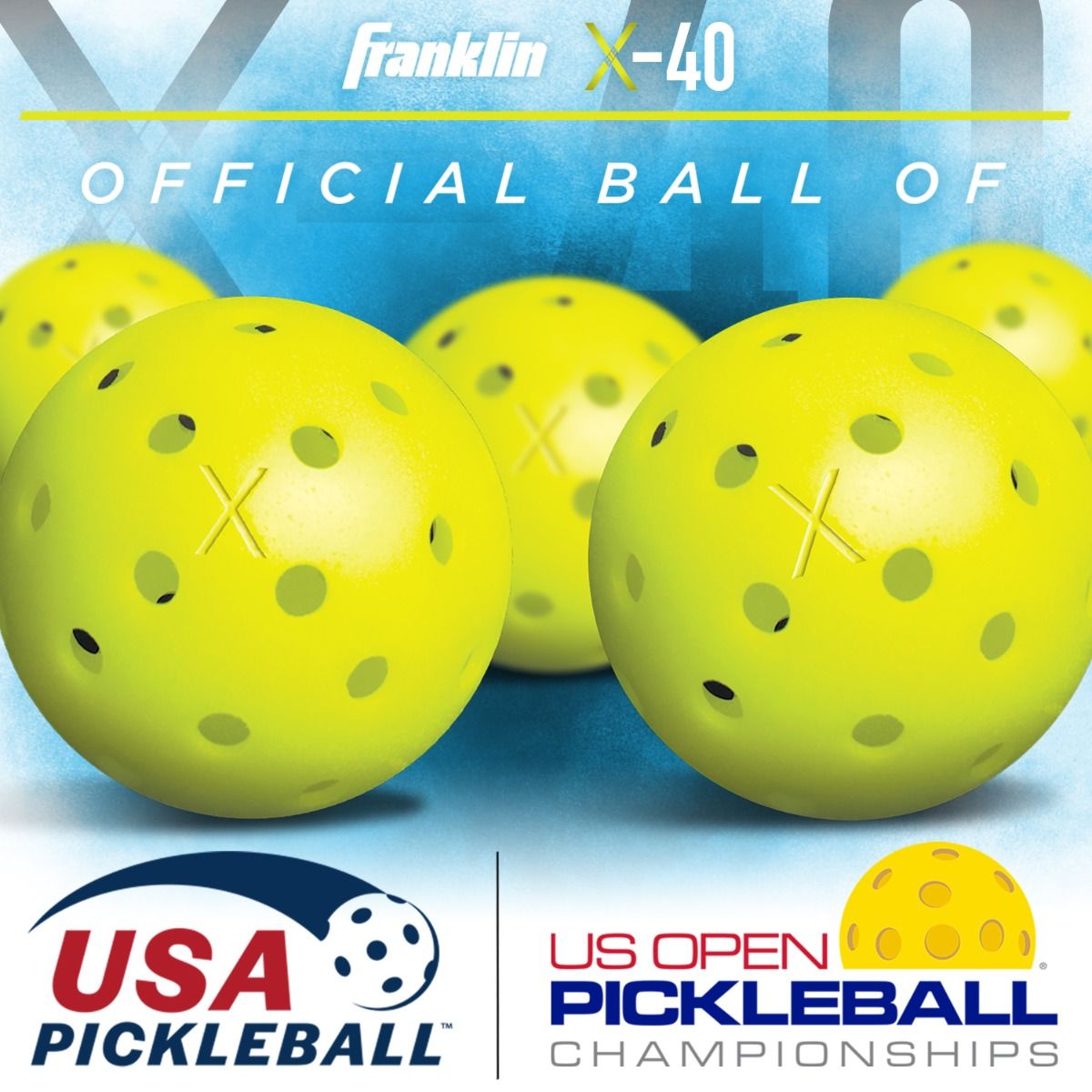 Franklin X-40 Outdoor Pickleball Ball