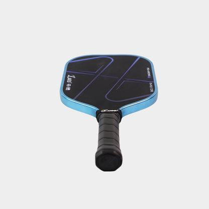 Luzz Pickleball Pro 4 Blue Blaze Inferno Paddle _ Metallic Edgeguard
