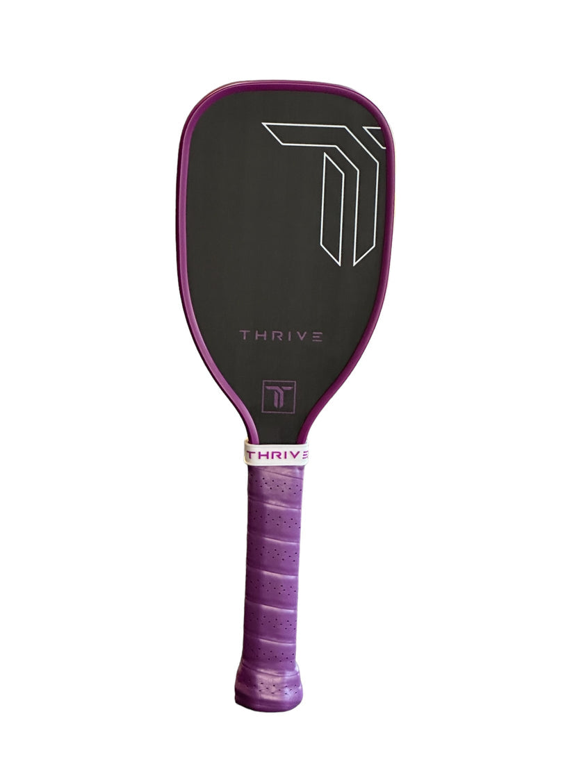 Thrive Training Paddle - Purple pickleball paddle with black face, purple grip & trim
