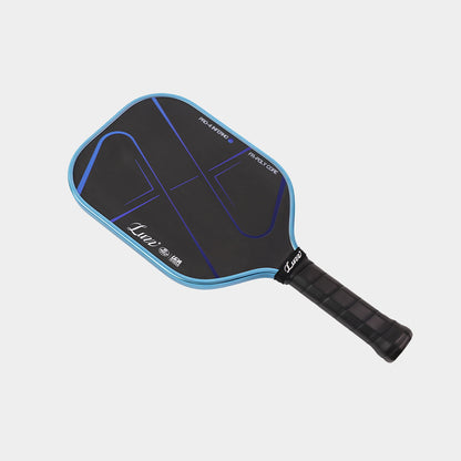 Luzz Pickleball Pro 4 Blue Blaze Inferno Paddle _ Metallic Edgeguard
