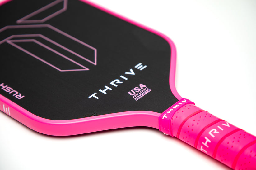 Thrive Rush 13 Paddle - With Free Cover, Eraser, Weights and Key Chain