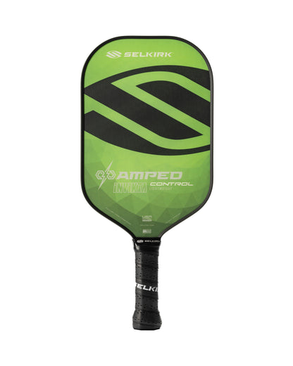 Selkirk AMPED Control Invikta Pickleball Paddle: Lightweight, green design with black accents.  USA Pickleball Approved.
