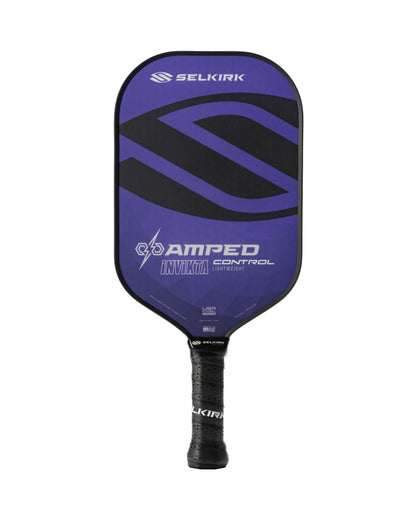 Selkirk AMPED Control Invikta Purple Pickleball Paddle: Lightweight design for enhanced control.
