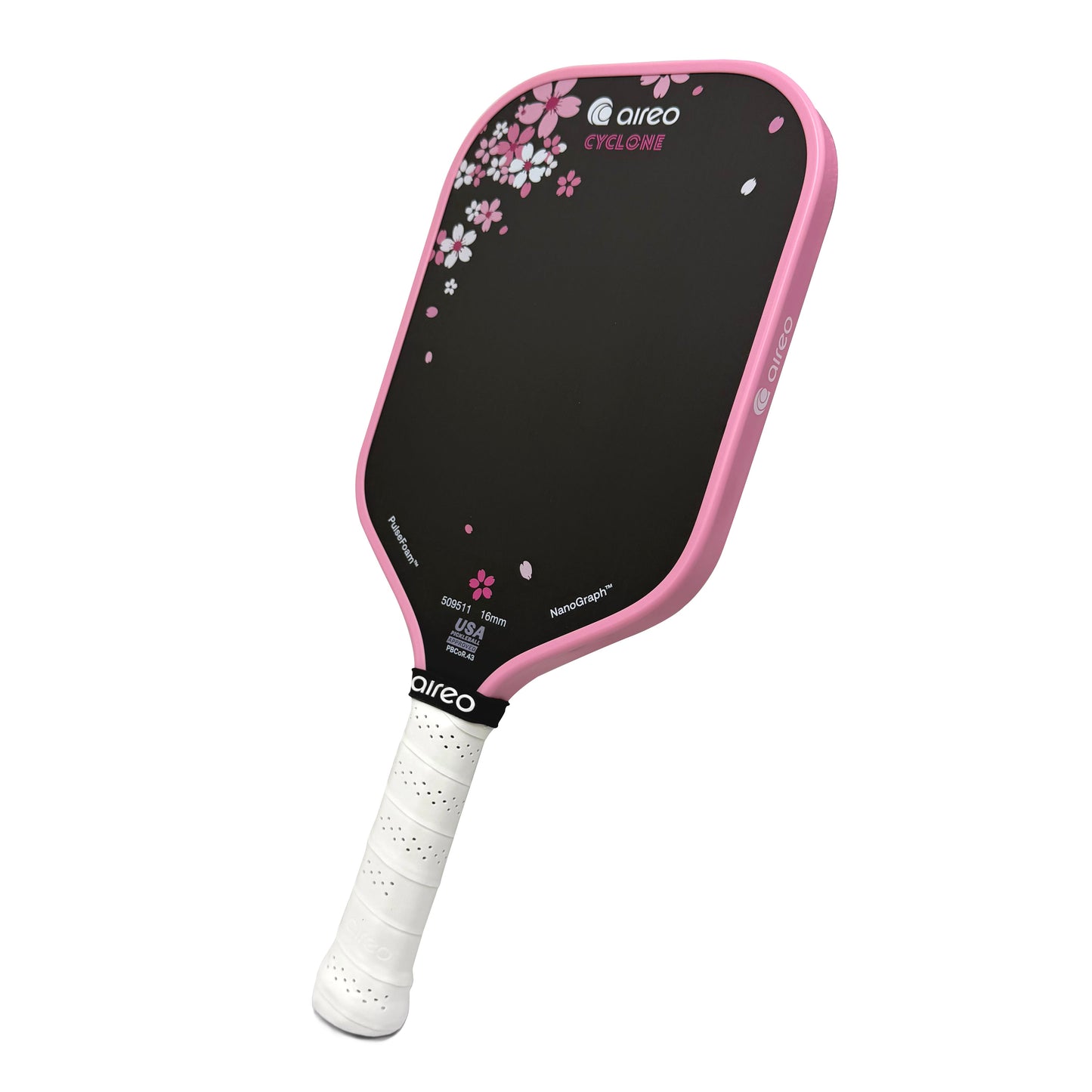 Aireo Cyclone - Cherry Blossom - PulseFoam™ Power Elongated NanoGraph Grit Surface Paddle