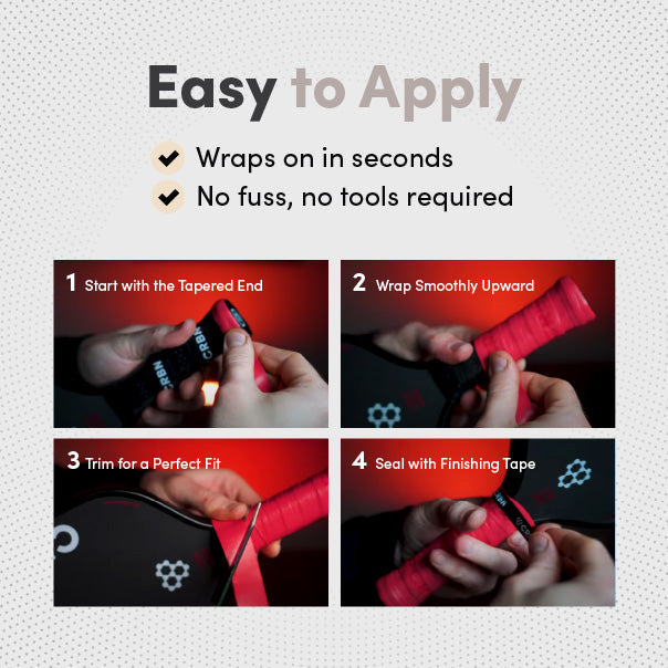 CRBN DryTec Overgrip - 4 Pack