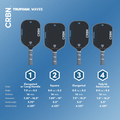 CRBN 4 TruFoam 4 Waves Hybrid AeroCurve Paddle