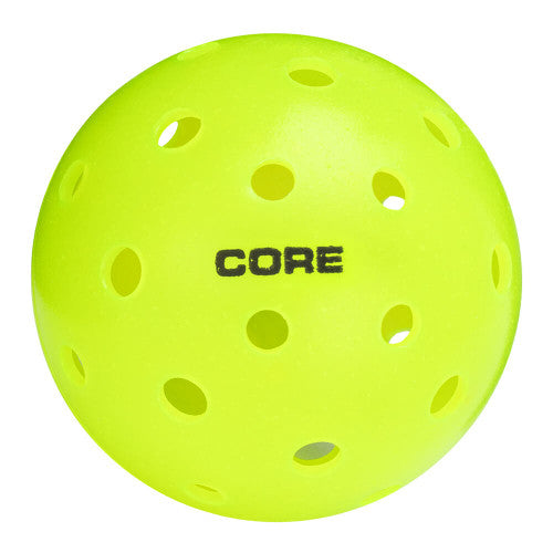 Core brand yellow pickleball, single unit
