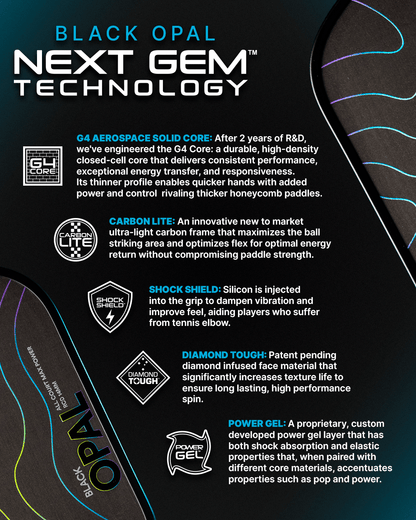 Six Zero Black Opal Paddle