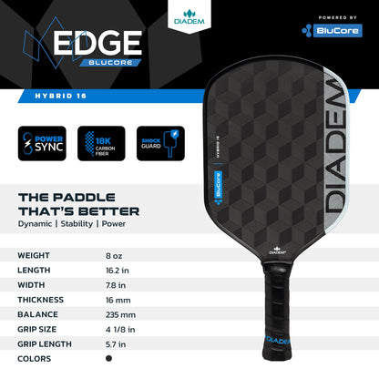 Diadem Edge BluCore - Hybrid 16mm Paddle
