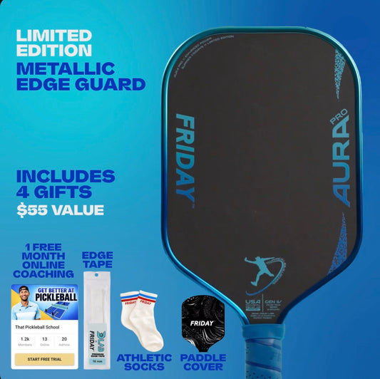 Friday Aura PRO Elongated (Special Edition Metallic Cobalt Blue) Power Paddle (Copy)