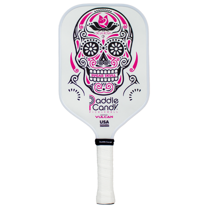 Vulcan Candy Sugar Skull XL Pickleball Paddle