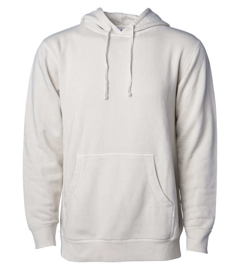 Bobby Riggs Logo Midweight Pigment Dyed Hooded Pullover by get2Eleven