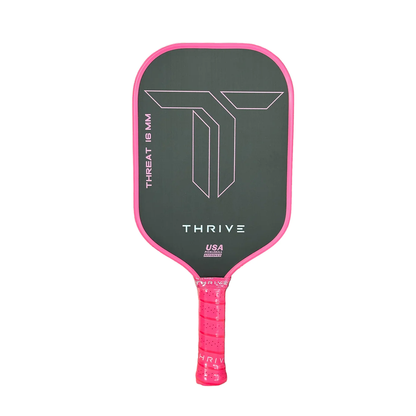 Thrive Threat 16 Paddle - - With Free Cover, Eraser, Weights and Key Chain