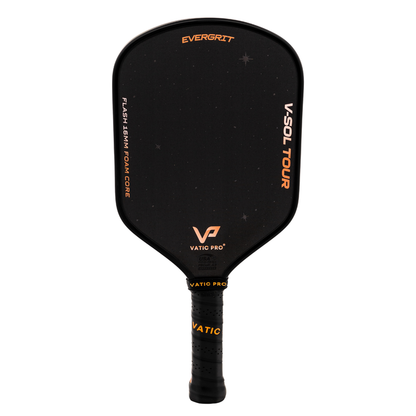 Vatic PRO V-Sol Tour Flash with Evergrit -  Hybrid -  (LH) Long Handle (5.6IN) - 16mm  Paddle