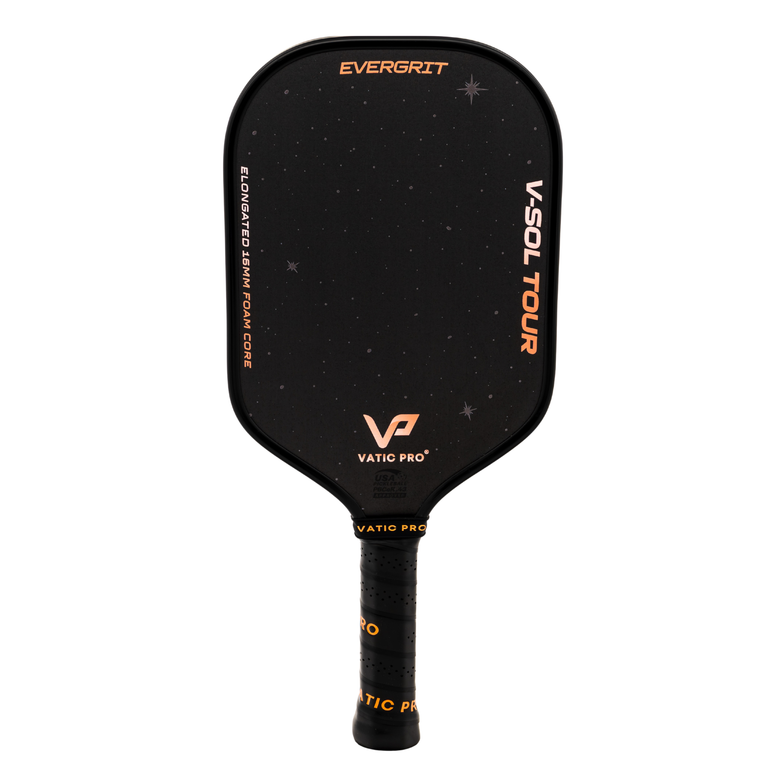 Vatic PRO V-Sol Tour Elongated with Evergrit - (LH) Long Handle - 16mm Paddle