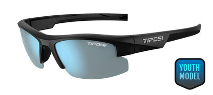 Tifosi ShutOut, Gloss Black Smoke Bright Blue Mirror