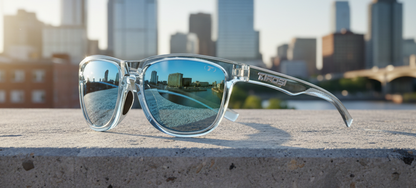 Tifosi Swank S, Blue Horizon Smoke Bright Blue Mirror Eyewear