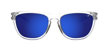 Tifosi Swank S, Crystal Clear Cobalt Blue Mirror Eyewear