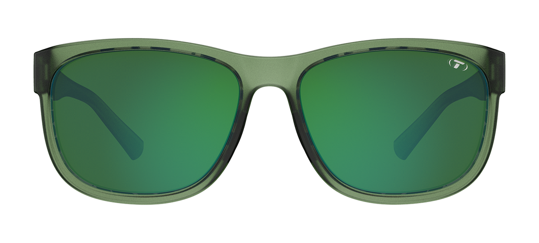 Tifosi Swank XL, Forest Vapor Frame - Smoke Tint with Green Mirror