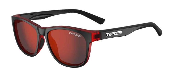 Tifosi Swank, Crimson/Onyx Smoke Red Mirror