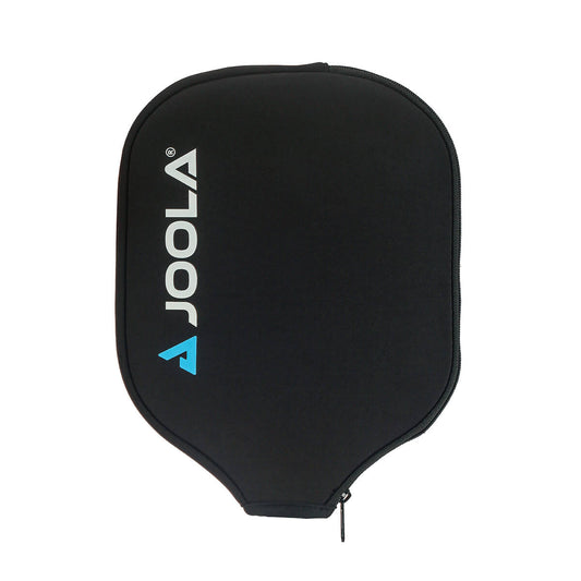 Joola Neoprene Universal Paddle Cover: Black neoprene paddle protector with zipper closure.
