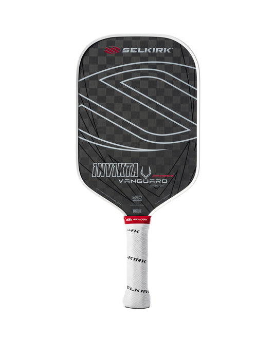 Selkirk Vanguard Pro Invikta Pickleball Paddle: 16mm core, 4 layers of 12K carbon fiber, USA Pickleball Approved.
